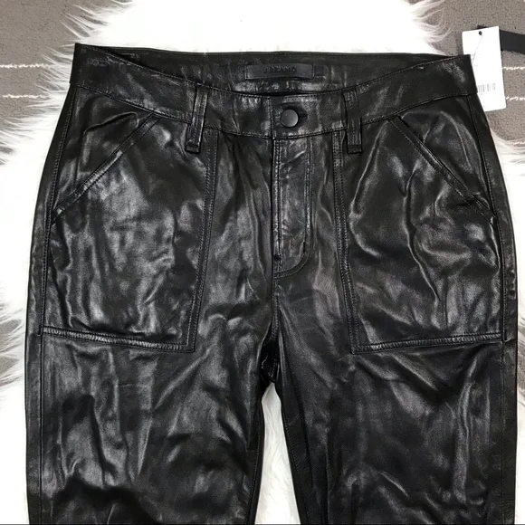 J Brand Arjun genuine leather joggers - Picture 6 of 11